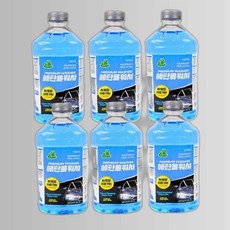 자동차 유리 워셔액 액운 세차 6개 2L 하늘창, 본상품