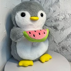 玩具會呼吸小企鵝四擋機芯發光熊安撫玩偶哄睡音樂娃娃安撫神器, 1個, 25:如圖所示