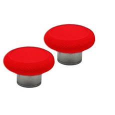 Xbox 엘리트 시리즈 2 컨트롤러용 2팩 짧은 엄지스틱 교체 표준 높이 0.39인치 오목 자기 아날로그 조이스틱 코어 컨트롤러 블랙 용, Red