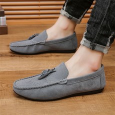 besteffie 고급 남성 가죽 슬립온 로퍼 구두 편안한 깔끔한 코디 데일리룩 오피스룩 스웨이드 캐주얼 패션 신발 K82