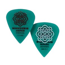 Master 8 IFHPR系列日本製透明Pick 中水滴 撥片, 1個, 綠色 中水滴 1.0mm