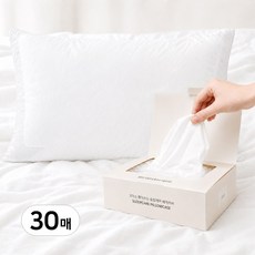 오아소 뽑아쓰는 슬립케어 일회용 베개커버 30매입
