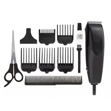 Performer by WAHL 11피스 헤어커팅 키트 세트 가이드 빗 5개 포함 357846, WAHL Performer by 11피스 헤어커팅 키트, 1개