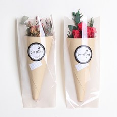 화연양화 어버이날 스승의날 프리저브드 미니꽃다발 만들기 DIY 키트, 1세트