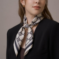 엘르 미니E볼드 실크 미니 스카프 SE241S305