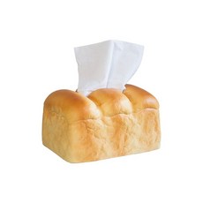 熱銷 Ma Sa Ka 原创山形吐司面包纸巾盒客厅茶几卧室抽纸盒装饰摆件, 无面包香味版