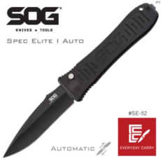 電筒魔 SOG Sp ec El ite I Au to 自動折刀 電筒魔公司貨 #SE-52, 1個
