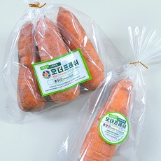 [오더프레쉬 소포장] 흙당근 세척하지 않아 더 오래가는 신선 당근, 3개, 250g