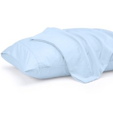 Utopia Bedding 베개 커버 킹 표준 사이즈 2팩 - 부드러운 브러시드 극세사 봉투 클로저 병원 호텔 객실에 적합 Oeko-Tex 인증 50.8x91.4cm(20x36, 아이스 블루