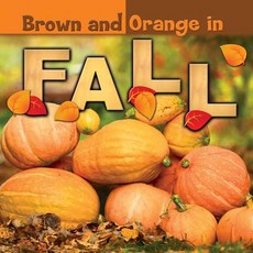 (영문도서) Brown and Orange in Fall Library Binding, Rourke Educational Media, English, 9781634300506