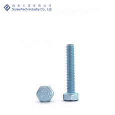 【銳禾】工廠直營 M4x22.42 六角頭 100入 鍍鋅 特殊螺絲 HOM0402201H, 1個