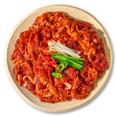 [100%국내산 오리] 남한산성 명물 오리주물럭 (양념), 2개, 600g