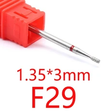 쉬운 네일 33 가지 유형 다이아몬드 파인 드릴 매니큐어 용 밀링 커터 로터리 비트 큐티클 클린 액세서리, 34 F29