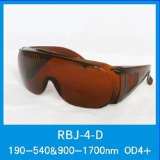可開發票 鐳射激光防護眼鏡洗眉紋身紅外綫1064皮秒532打標焊接護目鏡夾片, RBJ-4-D, 1個