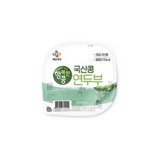 CJ 행복한콩 국산콩 작은연두부, 8개, 140g