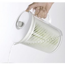 일본 야마켄 손잡이 야채탈수기 2.5L 샐러드 채소, 1개