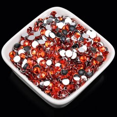 플랫백 레진 크리스탈 라인 반짝이 네일 아트 컬러 신발 가방 캡 의류 장식, 18. Orange