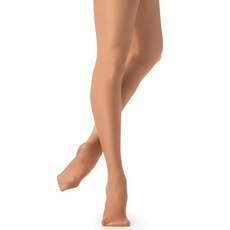 Danskin 여성용 쉬머리 풋 타이츠 토스트.