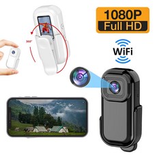 EMITAIM wifi 1080P 초소형 바디캠 미니 액션캠 휴대용 카메라 크로니클 바디캠 녹음기 블랙박스, 화이트(White), AD188Pro