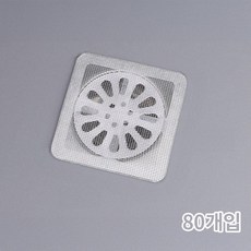 1회용 욕실 바닥 누설 부착 머리카락 필터망 하수구 방충 차단 자동 점착 바닥 누설 부착