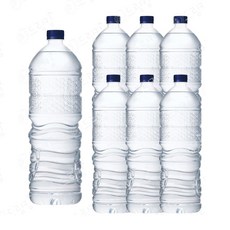 평창수 무라벨 생수, 2L, 6개