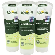 카밀 핸드 앤 네일 크림 클래식 100ml(대용량) x3개 향좋은 촉촉한핸드크림 손보습, 3개, 100ml