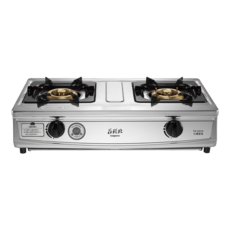 莊頭北 TG-6312 雙口不鏽鋼瓦斯爐 雙控安全定時 天然氣適用 台灣製造, 天然氣, TG-6312不含安裝