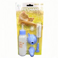 愛思沛 ACEPET 寵物奶瓶組 90c.c. 幼貓幼犬小動物適用 藍色五件套組, 1個, 藍