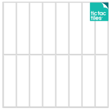 틱택타일 티커타일 롱브릭 내추럴화이트 붙이는타일 타일스티커 DIY 주방타일 스티커타일 주방셀프인테리어