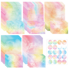 대용량 수채화 편지지세트 봉투포함, 1팩, 수채화A