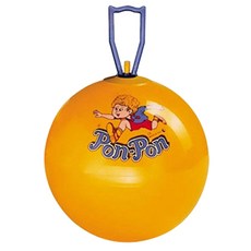 이태리 짐볼 퐁퐁볼 점핑볼 호핑볼 통통볼 손잡이 점핑말 어린이짐볼, 42cm(노랑), 1개