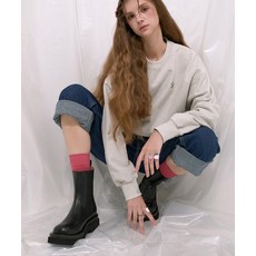 솔트앤초콜릿 라운드 토 첼시부츠 412246002 5cms 320731