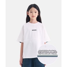 [아웃도어프로덕츠키즈] 백그래픽 오버핏 반팔티셔츠 (오프 화이트) OD262ISS10_OWH