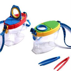 제이에스몰 채집도구세트 다슬기채집통, 어린이 휴대용채집통세트(색상랜덤)