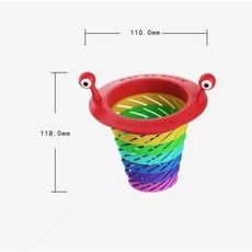 久盈 隔日達 彩虹摺疊過濾網 水槽濾網 廚房瀝水網 可摺疊易收納, 1個, 1個裝【旋轉可伸縮不髒手】