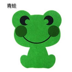 馬桶除臭貼 廁所除臭 廚房浴室除臭 加厚毛氈 衛生間消臭粘貼墊, 1個, 青蛙