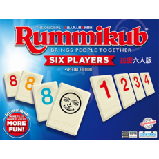 Rummikub拉密數字牌 6人版 XP桌遊 親子家庭桌上遊戲, 1個, 拉密XP 6人