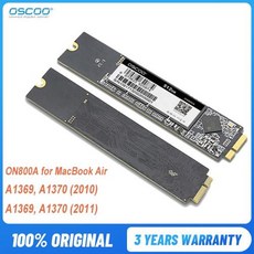 OSCOOSSD 512GB 1 테라바이트 맥북 에어 A1369 A1370 20102011 용 M2 PCIe NVME SSD 256GB 솔리드 스테이트 디스크, 없음, 1.Mac SSD 128GB