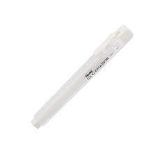 Pentel 펜텔 클릭 이레이져 슬라이딩 샤프식 지우개 (ZE80 ZE81), ZE81W-W 클리어화이트