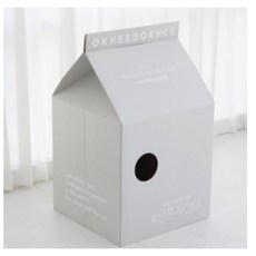 옥희독희 냥혼자산다 특대형 숨숨집 스크래쳐, 1개, Gray그레이