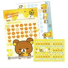 리락쿠마 칭찬보드 2p + 스티커 2p 세트, 허니옐로우, 3세트