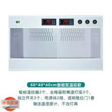 비어디드래곤 사육장 대형 레오파드개코 거북이 하우스, 1개, K_60X40X40 이중 온도 조절기