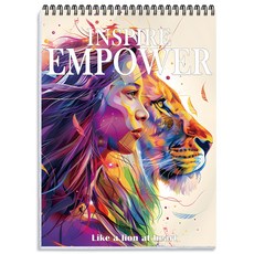 NICEROSE 성인 컬러링북: 동기 부여와 힘을 주는 색칠북, Motivate Empower