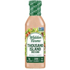 월든팜스 Walden Farms Thousand Island Dressing 사우전드 아일랜드 드레싱, 355ml, 3개