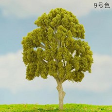 미니어처 모델 나무 식물 재료 건축 모래 테이블 풍경 레이아웃 공예, 1개, 5. type9 20pcs