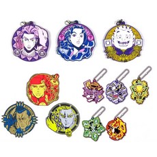 JoJo's Bizarre Adventure 軟膠吊飾, 1個, 伊奇&白金