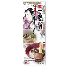 Ippudo 溫和博多豚骨風味拉麵 2份入, 1盒