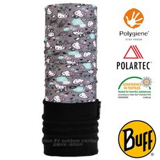 BUFF Hello Kitty 兒童保暖刷毛圍脖，Polartec 多功能頭巾