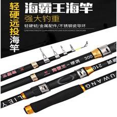 子甄彣璟 海霸王8件釣魚套組：釣竿、漁輪、魚線、浮標、魚鉤、鈴鐺、鉛墜、太空豆，海竿、拋竿、遠投竿一應俱全, 2.7米