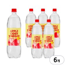 클룹 애사비소다 오리지널 제로 애플 사이다 비니거, 1.5L, 6개